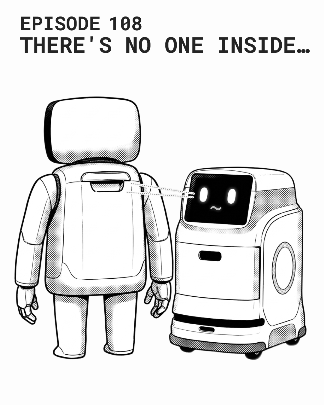 Showing Who Moves the Machine, Through Its Eyes（MANGA EP108EN 表紙）
