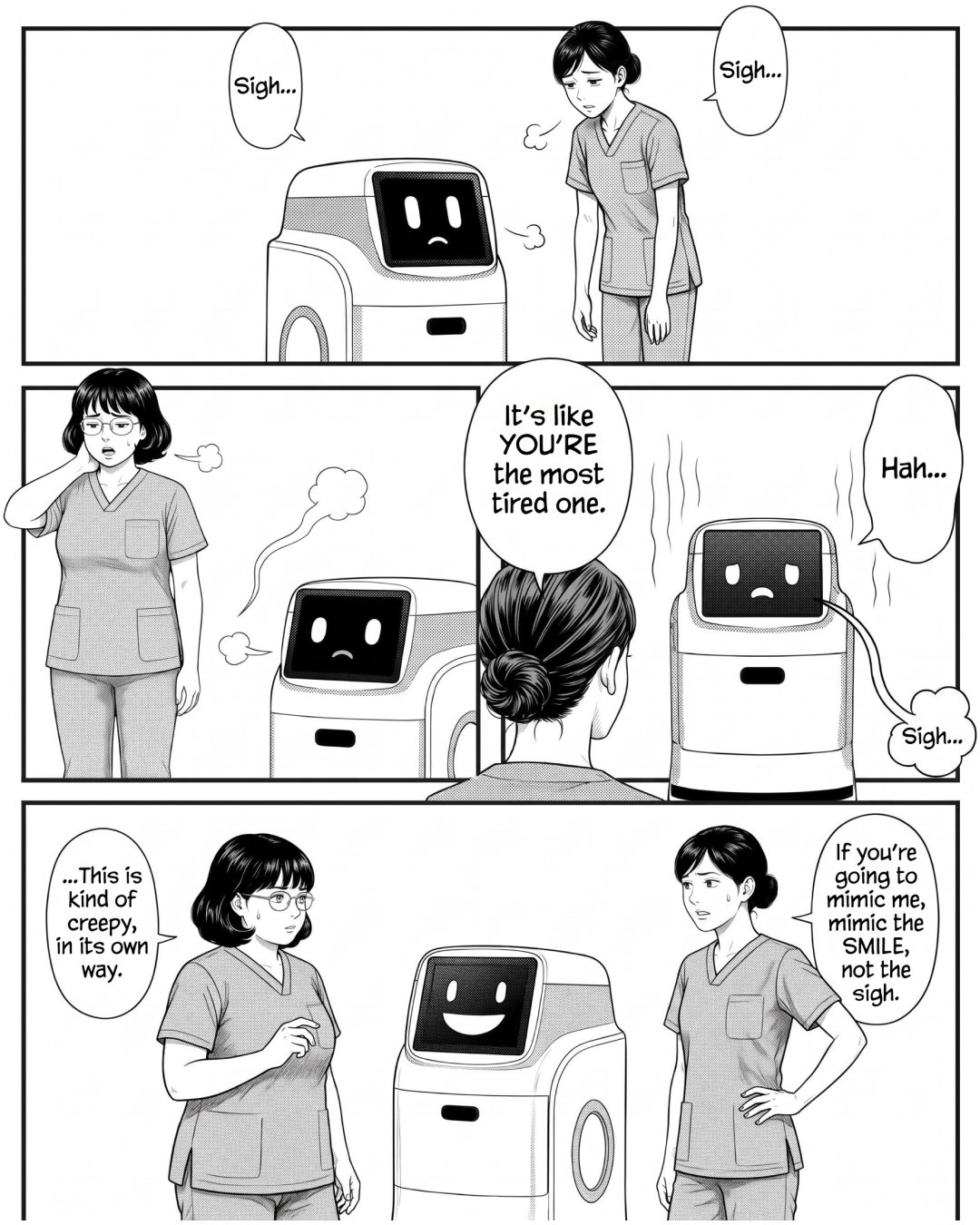 Designing the Emotions a Robot Should Not Return（MANGA EP82EN 本編）
